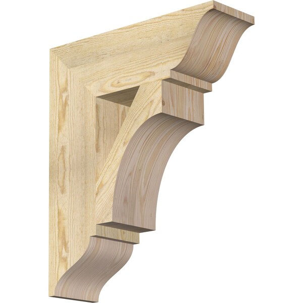 Ekena Millwork Westlake Traditional Rough Sawn Bracket, Douglas Fir, 6"W x 20"D x 24"H BKT06X20X24WTL01RDF - main